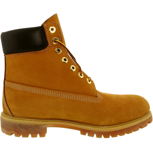 Timberland Men s 6 Inch Premium Boot Leather Wheat Yellow Ankle
