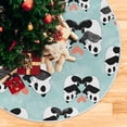 thumbnail image 5 of FMSHPON Valentine's Day Cute Panda Couple Xmas Christmas Tree Skirt Stand Mat for Holiday Party Decoration Indoor Outdoor 36 inches, 5 of 6