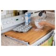 thumbnail image 2 of Stove Top Cover - Features Adjustable Legs & Built-In Juice - Crafted of Natural Bamboo - Fits Most Stove Tops & Measures 29.5” (L) x 21.25” (W) x 2.5” (H w/feet) (43548), 2 of 9
