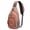Light Orange, variant on RFID Sling Bag for Adults, Small Crossbody Chest Shoulder Backpack for Men and Women, Hiking Daypack