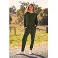 thumbnail image 3 of Conjunto Deportivo PRETTYGARDEN Mujer 2 Piezas Pantalones Acanalados XXL, 3 of 8
