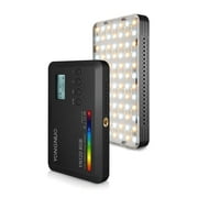 YONGNUO YN120 8W Photography Lamp Bi-color LED Light Pocket Vlog Light 2500K-9900K Color Temperature Dimmable with LCD Screen - Portable Lighting Solution for Content Creators
