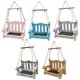 thumbnail image 4 of Comedero Para Pájaros Columpio Colgante Comedero Para Pájaros Silla De Madera Forma Columpio Comedero Para Pájaros Para Alféizar De Ventana Árbol Noticed PT002366-01, 4 of 6