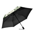 thumbnail image 2 of FORMRS Travel Umbrella Folding Auto Open Close Windproof Rain UV Protection, Green Floral, 2 of 8