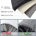 thumbnail image 4 of Smiry Bathroom Rugs Sets 2 Piece, Soft Absorbent Chenille Bath Rug Set, Non Slip Machine Washable Shaggy Bath Mats for Tub, Shower, and Floor (30x20+24x16, Dark Grey), 4 of 6