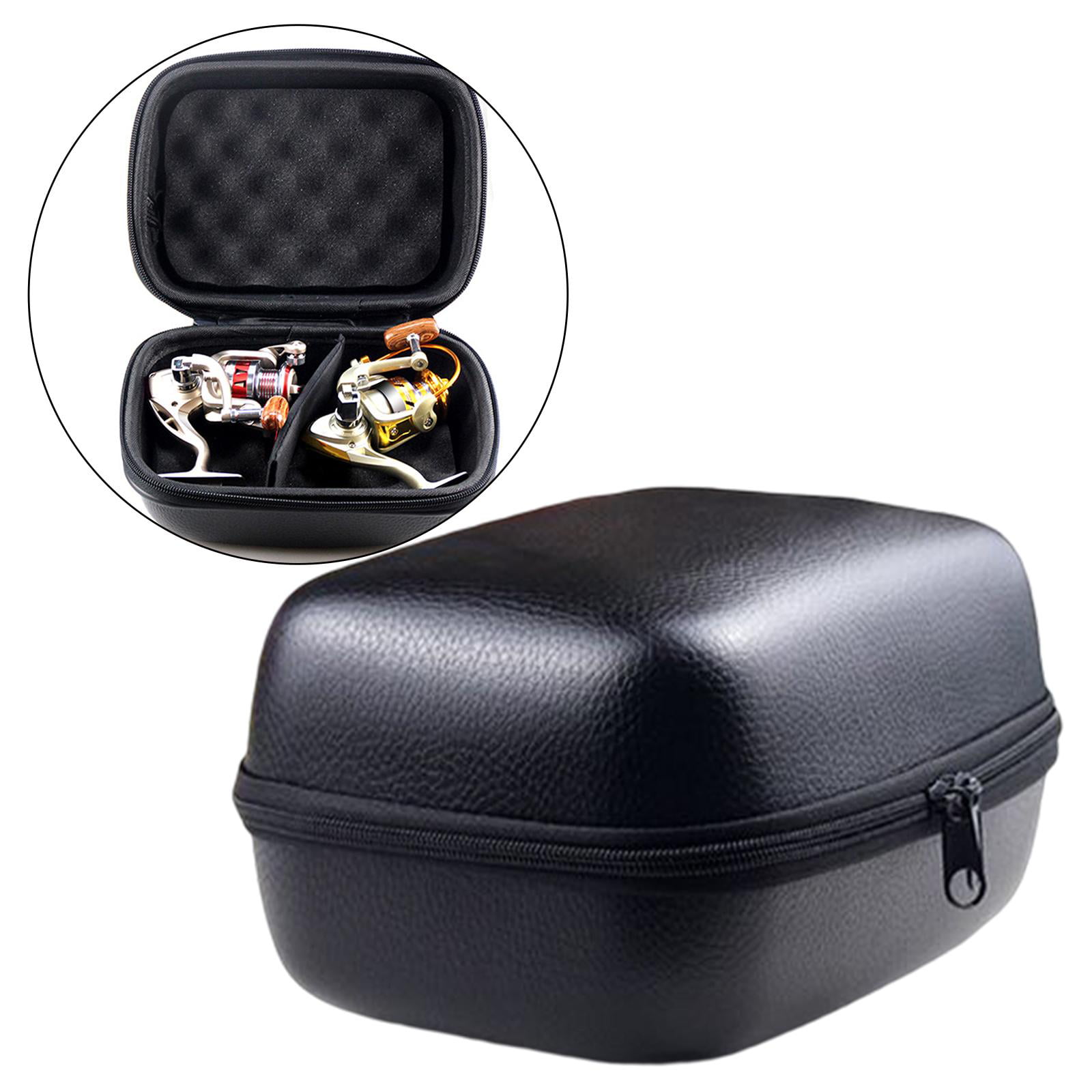 Waterproof Fishing Reel Case EVA Durable Storage Bag Hard Protective Cover  for Casting Raft Reels Drum Fly Fishing Fishing Accessories , M M