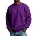 thumbnail image 3 of GrmtClth Men's Crewneck Sweatshirt Long Sleeve Fall Pullover Tops Loose Fit Athletic Comfy Basic Shirts Lightweigt All Season S, 3 of 10