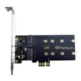 thumbnail image 3 of Desktop PCIe X1 to 2 Port NGFF Expansion Card Adapter ASM1061 for M.2 Solid disk, 3 of 6