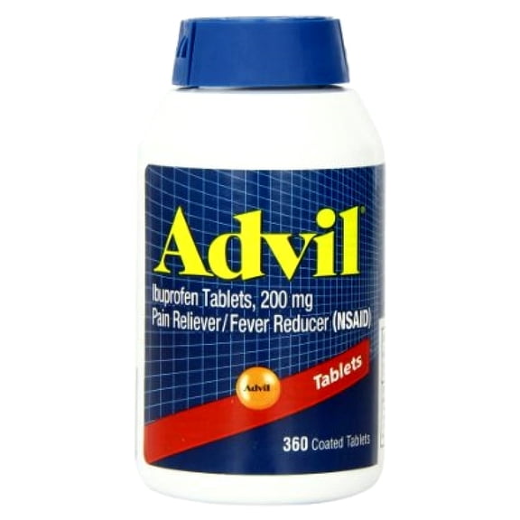 Advil Ibuprofen 200 mg., Pain Reliever/Fever Reducer, 360 Tablets