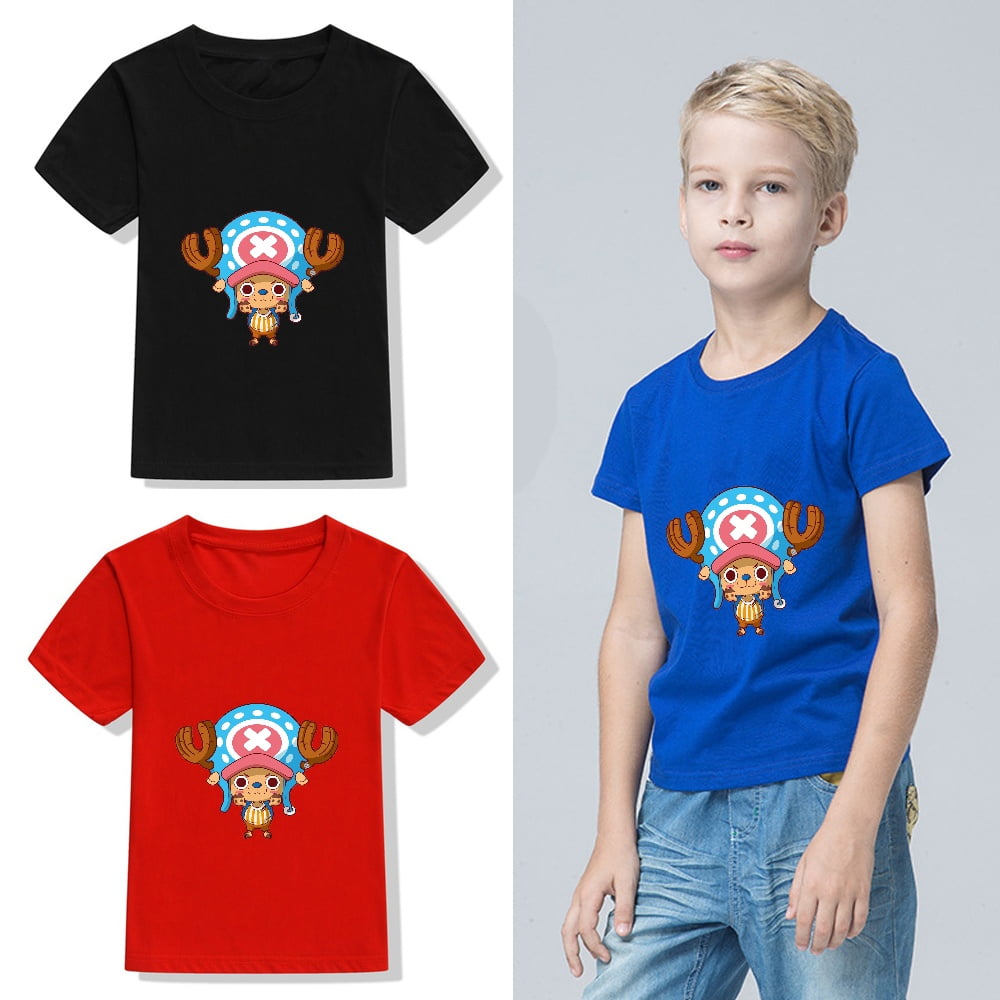 Fashion One Piece T Shirt Summer Cool Design Tops High Quality Tee Children Cartoon T Shirt Harajuku Streetwear T Shirts Walmart Com