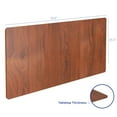 thumbnail image 2 of VIVO Dark Walnut 71 x 36 inch Universal Table Top for Sit to Stand Desk Frames, 2 of 8
