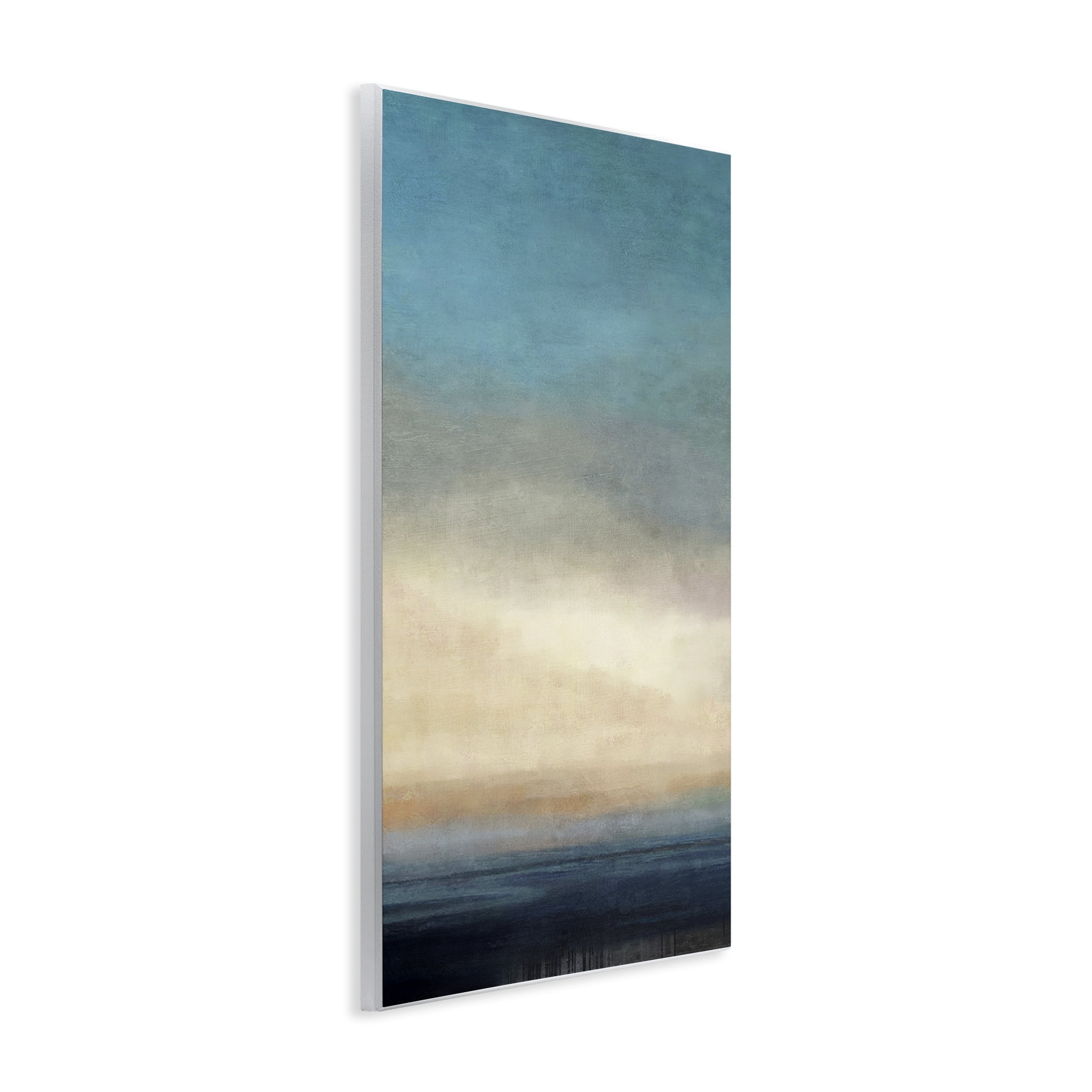 Stupell Industries Deep Blue Ocean Abstract Coastal Painting Unframed Art Print Wall Art, 10 x 15