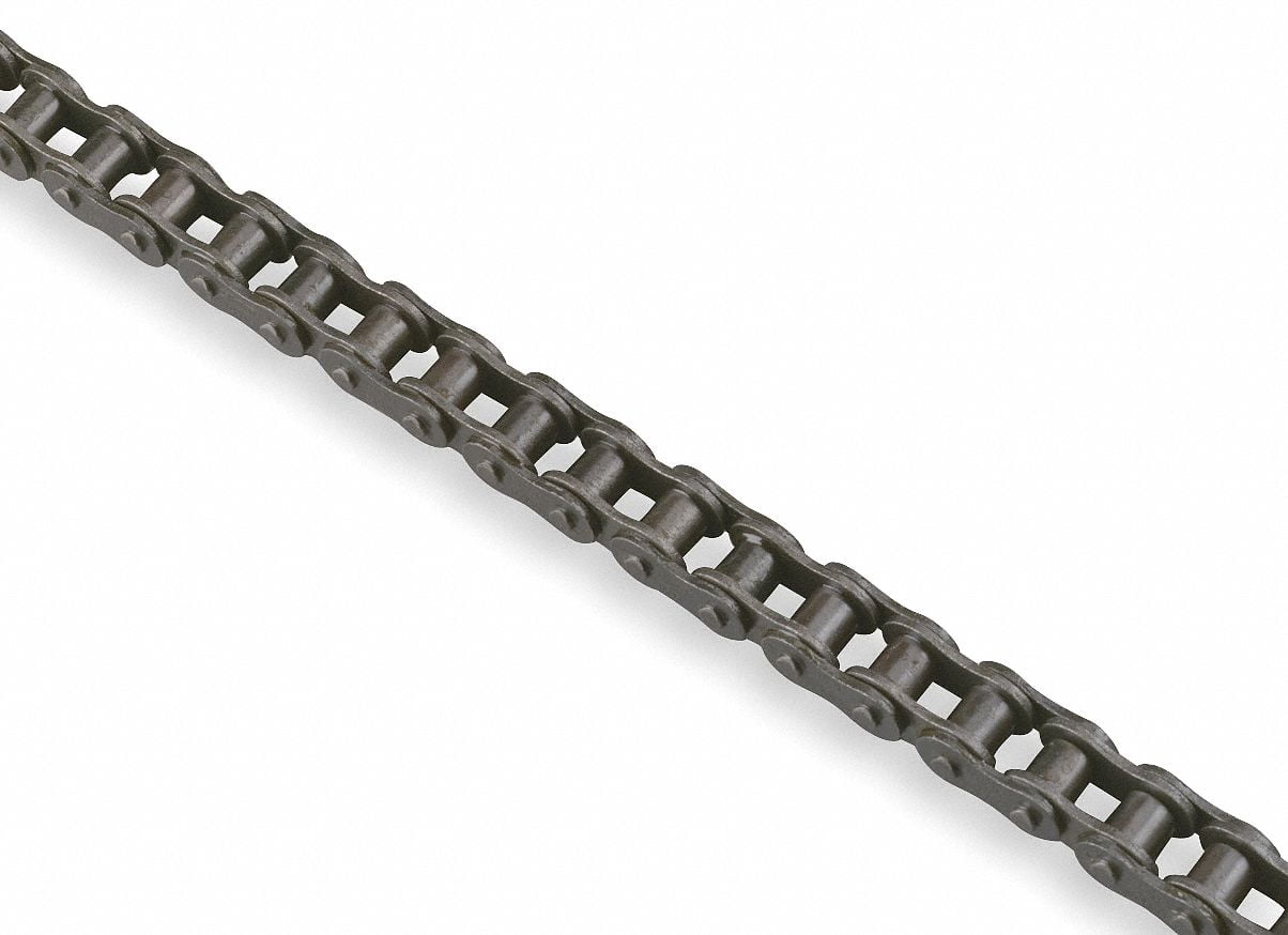 Tsubaki Roller Chain,10ft,Riveted Pin,Steel 140RIV