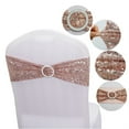 thumbnail image 3 of Dream Lifestyle 10PCS Chair Sashes,Stretch Sequins Elastic Bow Chair Cover Ribbons for Hotel Wedding Reception Party Event Chair Cover Decoration, 3 of 6