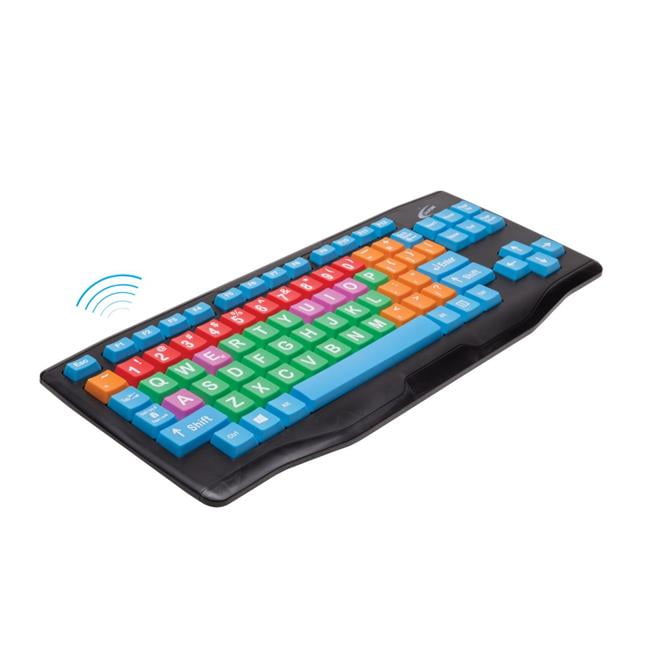 KB3 Oversized Wireless Keyboard with Color Coded Keys - Walmart.com
