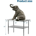 thumbnail image 5 of Ladcaser 30"x24" Stainless Steel Table for Prep & Work with Undershelf Heavy Duty Commercial Kitchen Prep Table for Restaurant, Home and Hotel, 5 of 6