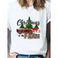 thumbnail image 4 of Ropa con estampado de Feliz Navidad de Año Nuevo para mujer, camisetas de estilo informal con estampado de ciervo de Navidad lindo, moda, 4 of 5