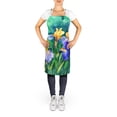 thumbnail image 2 of Carolines Treasures DAC1706APRON 30 x 27 in. Tennessee Iris in Watercolor Apron, 2 of 5