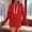 Red, variant on TINZ Women's Zip Up Hoodie Soft Cozy Pullover Long Sleeve Casual Sweatshirt With Pocket For Outdoor Fall Winter Comfort Tunic Hoodie Women Zip up Sweatshirts for Women