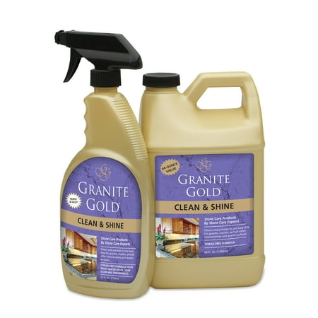 Granite Gold Clean and Shine Value Pack (Best Product To Clean Granite Countertops)