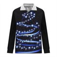 thumbnail image 4 of WXLWZYWL Mens Christmas Sweatshirt Trendy Quarter Zipper Stand Collar Pullover Tops Fall Winter Fashion Print Sweatshirts, 4 of 5