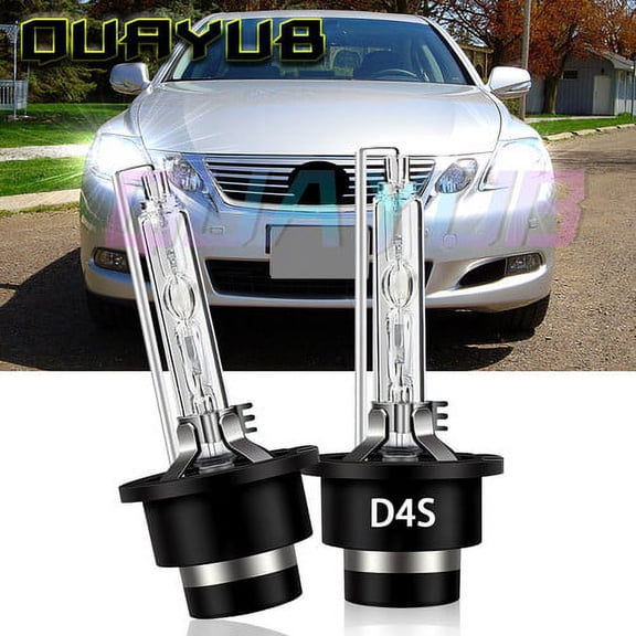 2x New D4S Xenon HID Headlight Bulbs 6000K Replace set For Lexus GS450h 2007-2011 Low 2013-2015