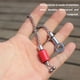 thumbnail image 3 of Greeniant Indicadores de mordida resistentes al desgaste Conector de pesca de acero inoxidable Anillo sólido giratorio Indicador de cadena Pescar Rojo, 3 of 6