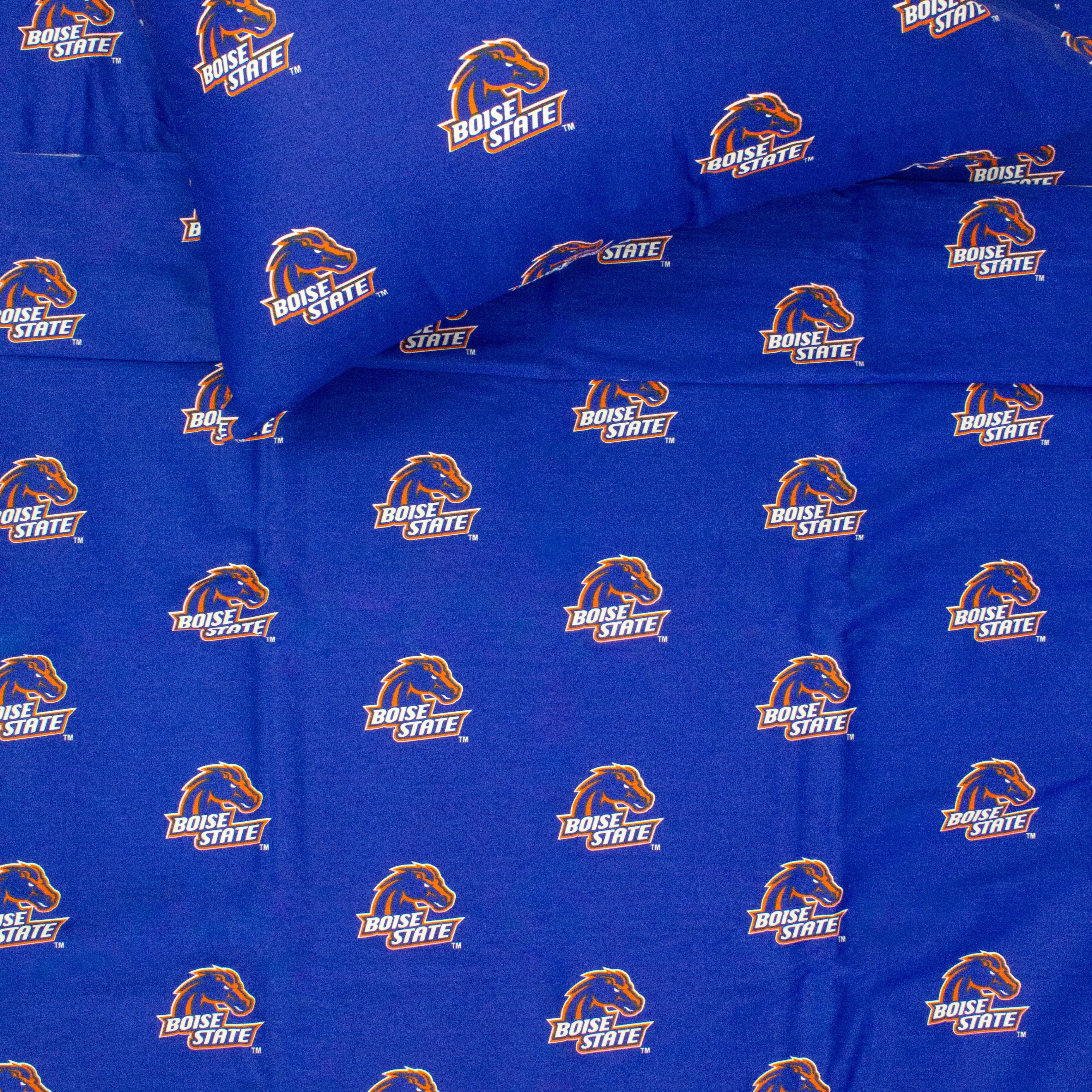 Boise State Broncos 100% Cotton Sheet Set King