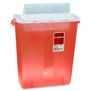 Covidien Sharps 2 Gallon Container with Lid (S2GH100651