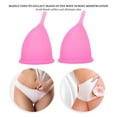 thumbnail image 5 of Reusable Leakproof Menstrual Cup Silicone Period Cup Tampon Pad Alternative Feminine Menstrual Tool Pink2pcs L, 5 of 5