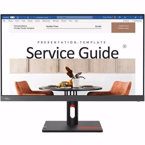 Lenovo ThinkVision S24i-30, 1920 x 1080, Raven Black, 63DEKAR3US