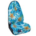 thumbnail image 2 of FUIALDOLG Pineapple Starfish Water Car Seat Towel Cover Universal, for Automotive Seat Covers and Liner Suitable for Vans and Trucks, 2 of 7
