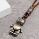 thumbnail image 4 of Collar de cuero genuino para hombre, colgante retro de alta calidad, hecho a mano, joyería encantadora ajustable, 2022, 4 of 4