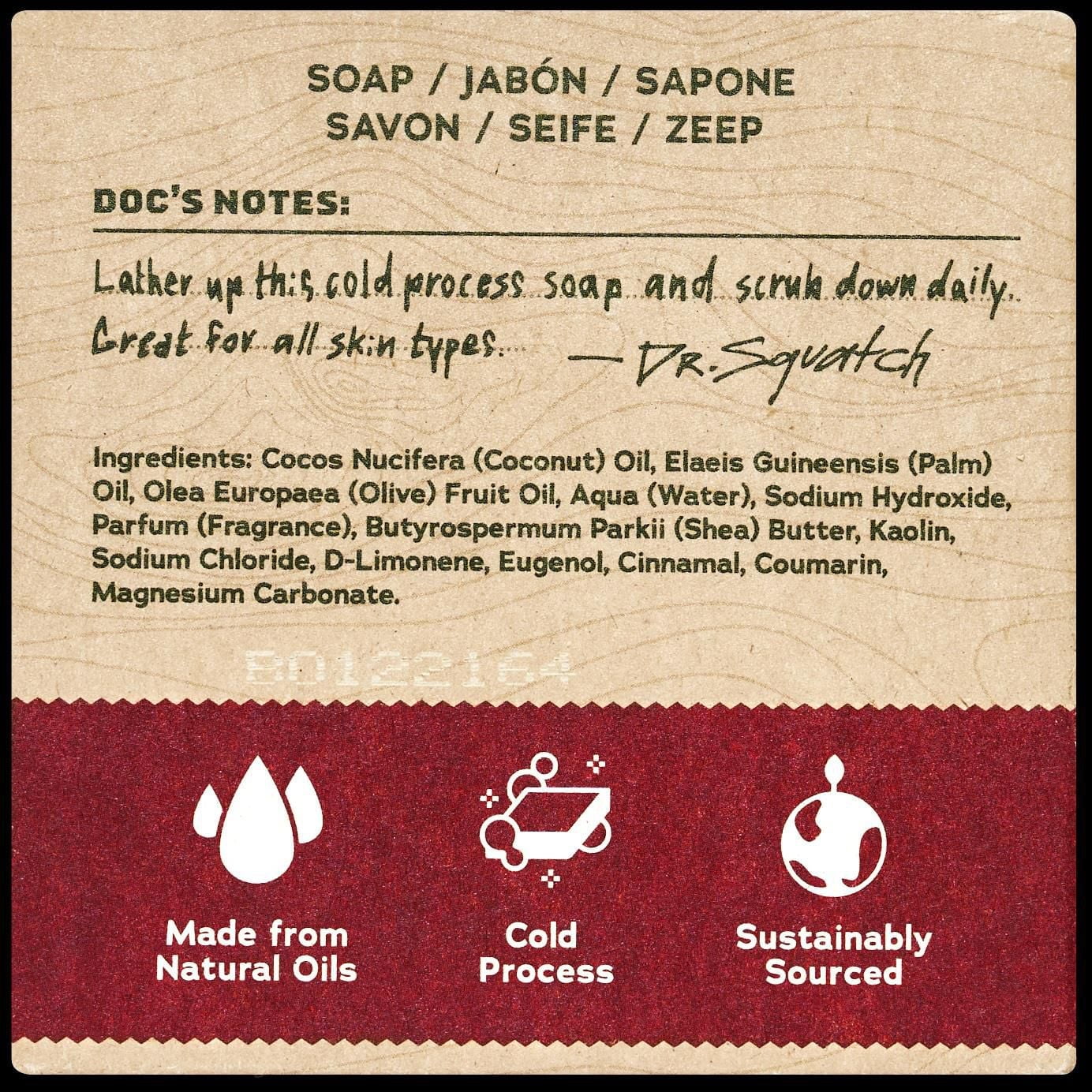 Dr. Squatch Bay Rum Bar Soap