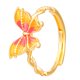 thumbnail image 3 of Anillo de oro ligero, diseño exquisito, versátil, para regalo, 3 of 6