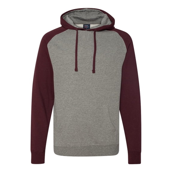 Fleece Raglan Hooded Pullover