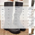 thumbnail image 4 of Xfvqtps Vintage Mid Calf Boots for Women Pull on Round Toe Thick Sole Buckle Strap Faux Leather Tall Boots, 4 of 8