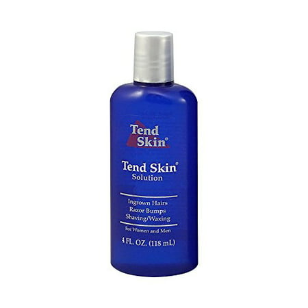 Tend Skin Care Solution, Use for Razor Bumps Burns & Ingrown Hairs, 4