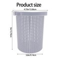 thumbnail image 3 of B-106 Pool Skimmer Basket Lightweight Strainer Clog-Free Debris Collector Maintenance, 3 of 8