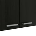 thumbnail image 2 of Miekor Furniture Wall Cabinet Ontario, Double Door, Black Wengue Finish 123032, 2 of 9