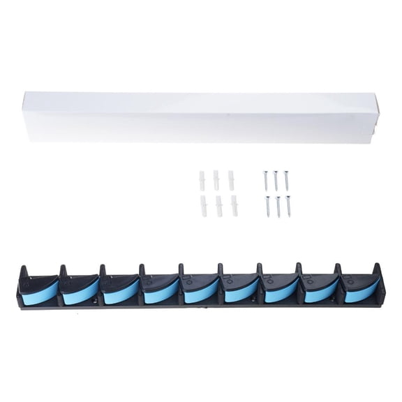 Qhmade Fishing Poles Rack Vertical Support 9 Rod Rack Fishing Rod Holder Enduring