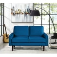 thumbnail image 2 of Ember Interiors Molly Loveseat, Navy Blue, 2 of 8