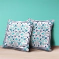 thumbnail image 4 of Amrita Sen Designs  18 x 18 in. Paisley Leaf Geo Duo Suede Zippered Pillow with Insert - Multi Color, 4 of 4
