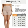 thumbnail image 7 of MANIFIQUE 2 Pack Seamless Shaping Boyshorts Panties for Women Shapewear Slip Shorts Under Dress, 7 of 7