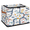 Multicolor 2, variant on CURLYOOT Cute Cartoon Cars Storage Bin With Zipper Lid, Foldable Clothes Organizer Lidded Storage Baskets, Rectangular Box Closet Shelf Organizer