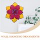 thumbnail image 4 of Adornos de pared de fondo colgante de decoración de pared de flor de hierro moderno, 4 of 6
