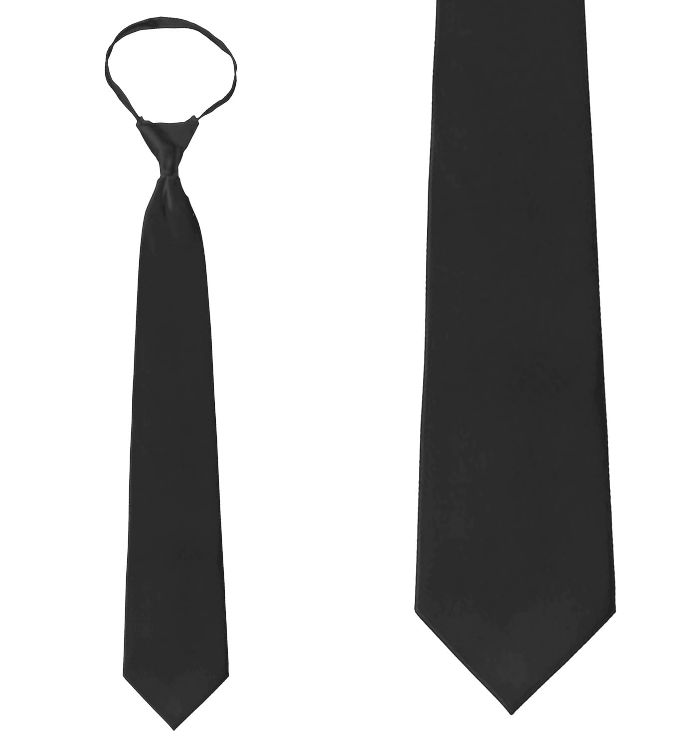 New The Best Men Solid BLACK Formal Work Business Wedding Party Necktie Neck Tie 