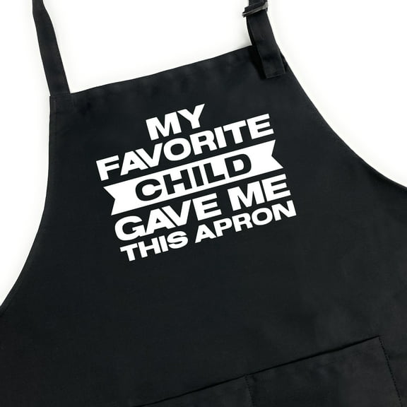 GuyAprons My Favorite Child Gave Me This Apron Apron, Funny Apron for Men, BBQ Grill Apron, Funny Apron for Dad
