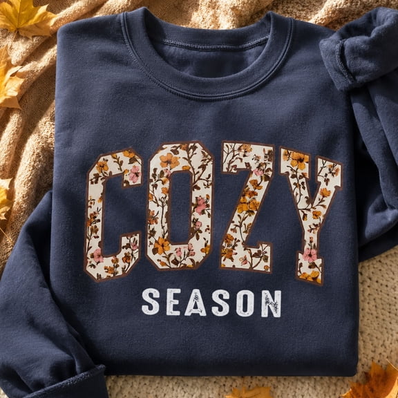 Halloween Shirt, Cozy Season Sweatshirt, Fall Floral Shirt, Autumn Leaves Hoodie, Book Lover Graphic Tee, Thanksgiving Outfit, Autumn Gift For Her