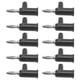 thumbnail image 4 of Plátano 10pcs enchufe plátano apilable 4 mm/0.2 pulgadas de latón sin soldador conector de plátano apilable para accesorios de seguridad para accesorios de segurida, 4 of 7